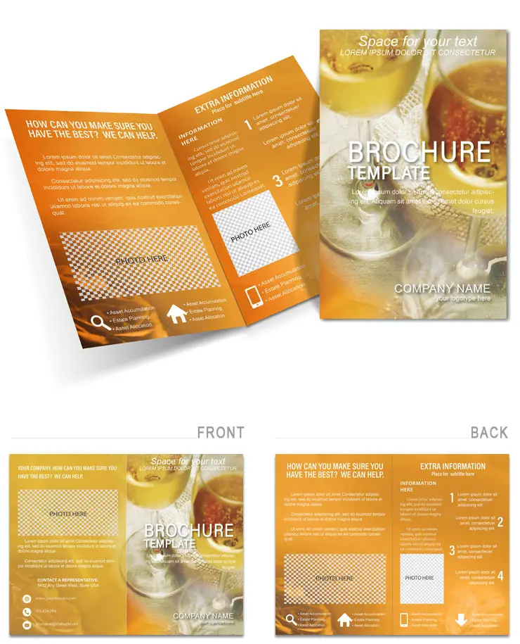 Holiday Buffet Brochure Template - Download Design
