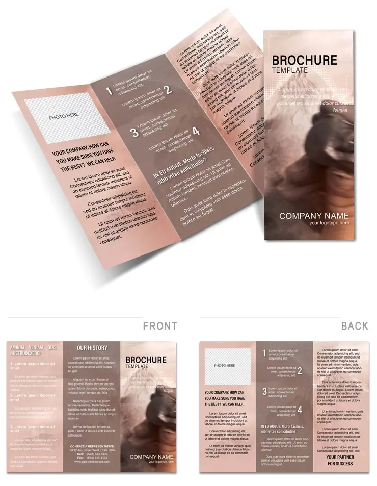 Learn to draw Brochure template