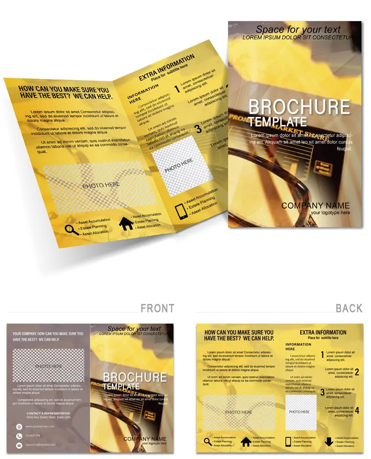 Consider Draft Marketing Brochures template