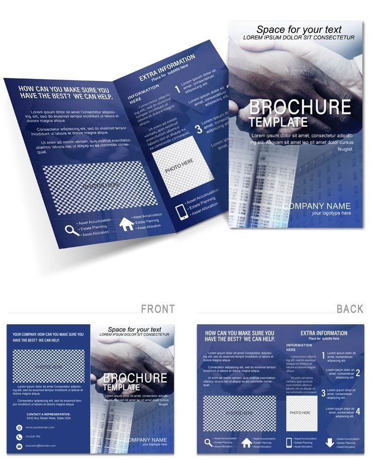 Business Agreement Brochure template