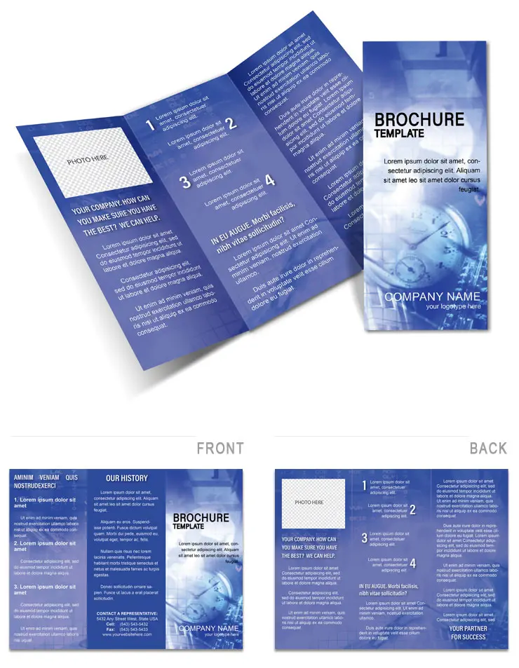 Trading and Market Trends Brochures Templates