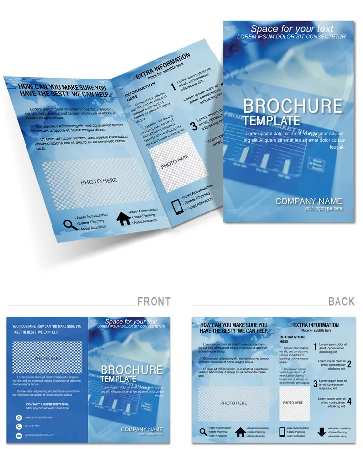 Projected Market Share Brochures templates