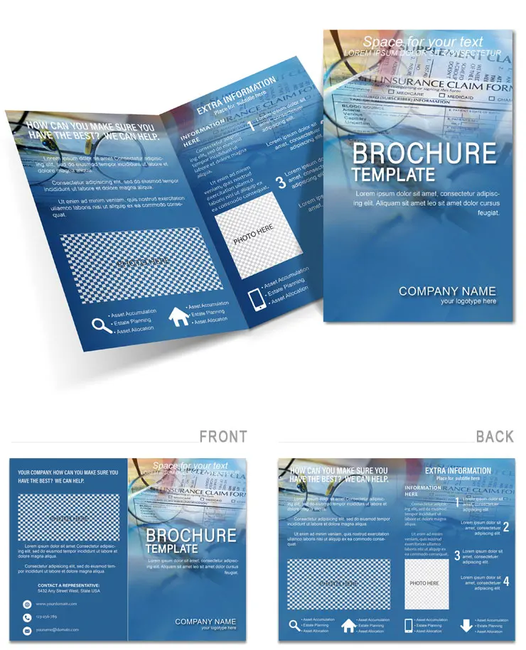 Hospital treatment Brochures templates