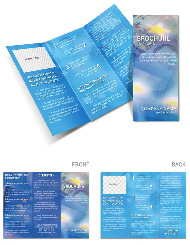 Money Europe Brochure Template - Professional and Creative Design