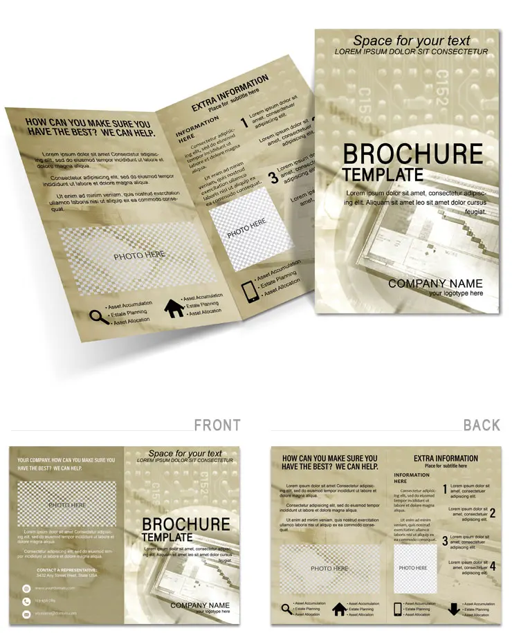 Currency trading Brochure Template