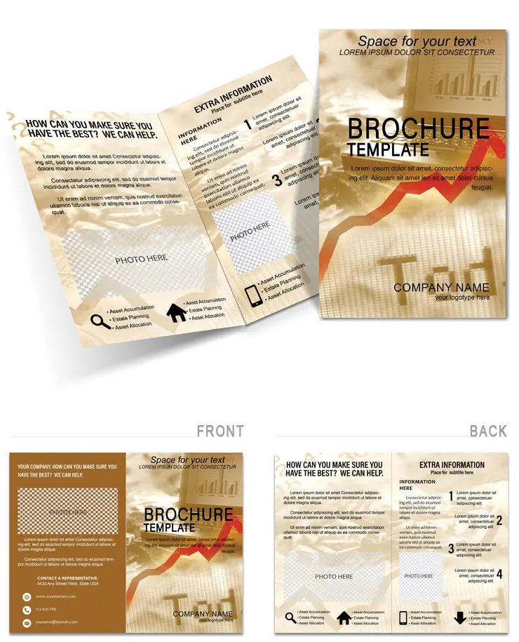Financial Reports Brochure Template
