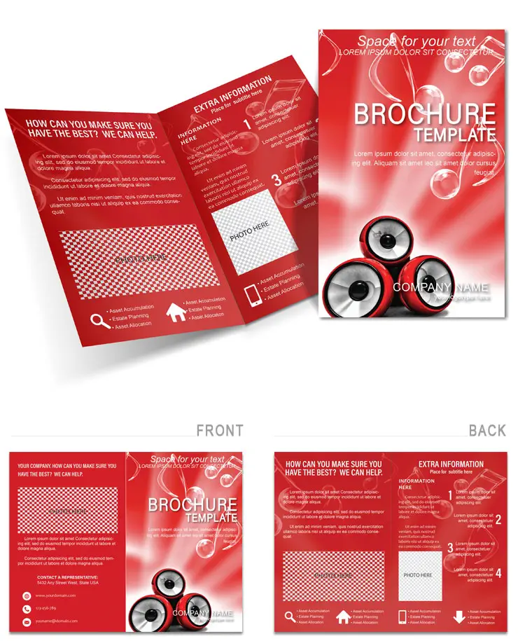 Music and audio Brochure Template