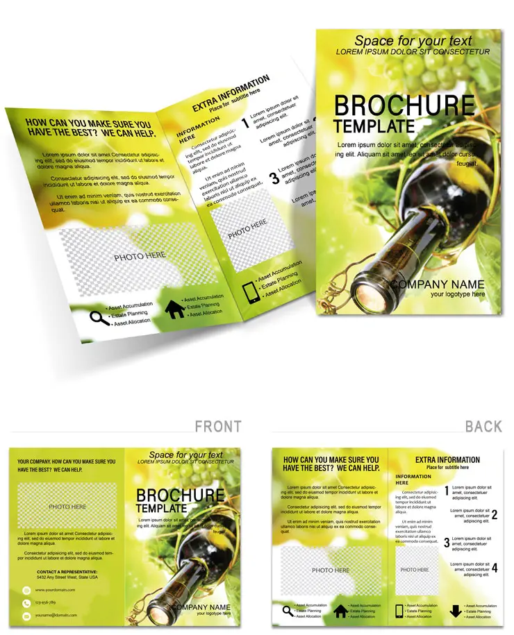Winemaking Brochure Design Template Download