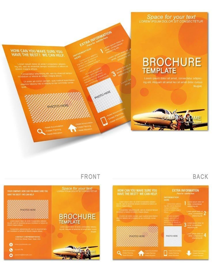 Business Aircraft Brochure Template