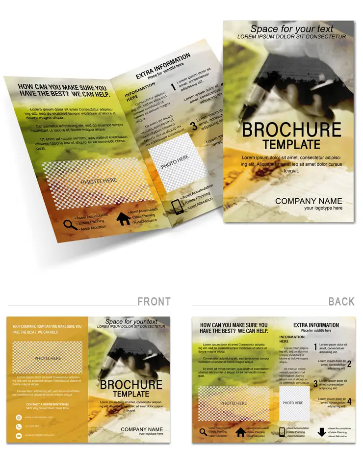 Creativity Design Art and Creative Writing Brochure Template