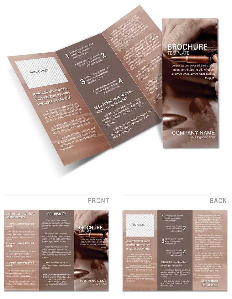 Weapons training Brochure Template