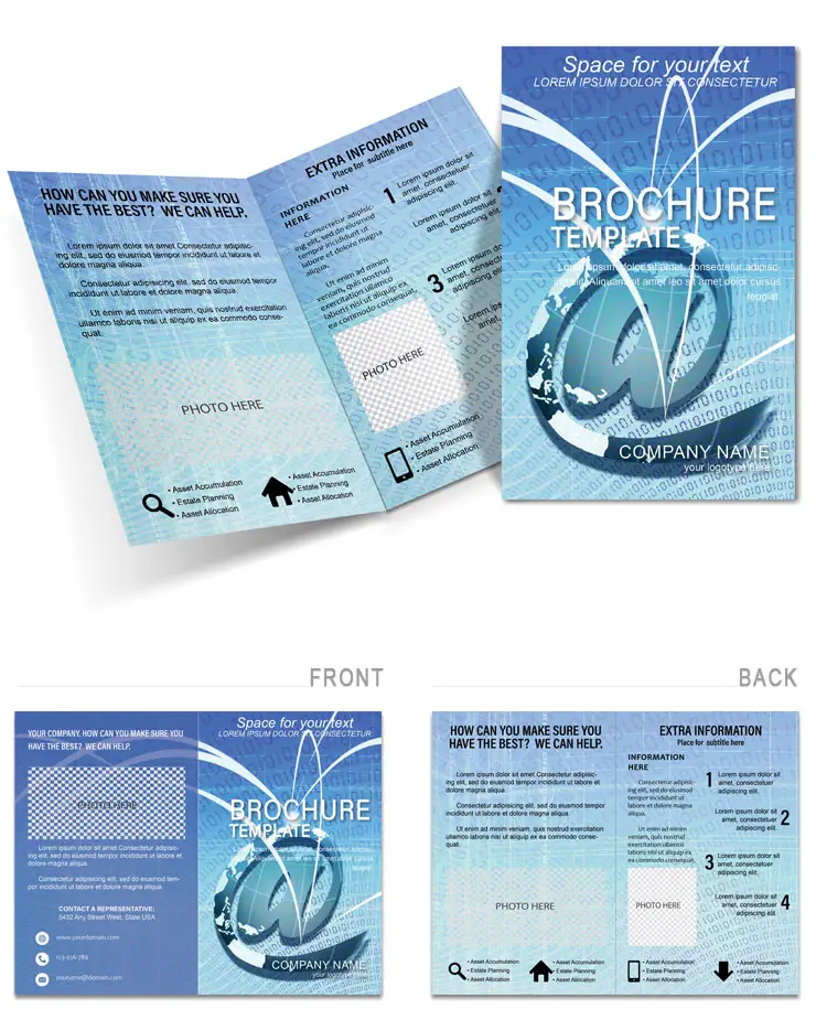 E-Mail World Brochure Templates