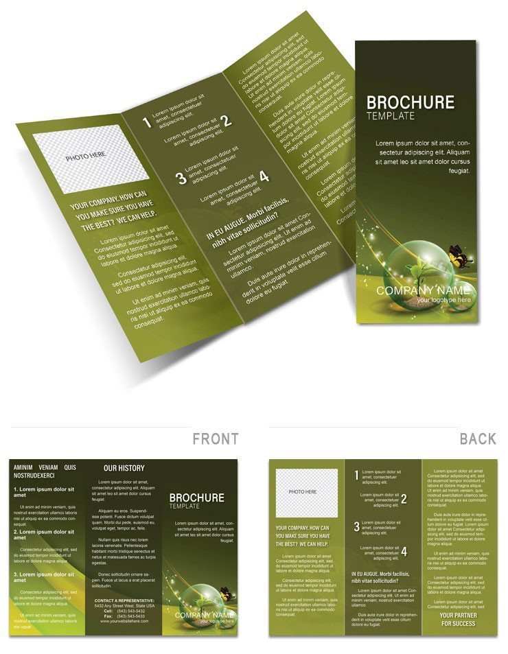 Wild life Conservation Brochure Template