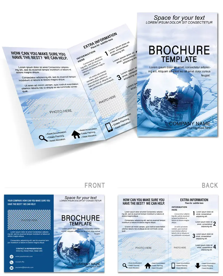 Global Finance Brochure Templates