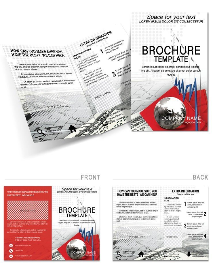 Economic recession Brochure Templates