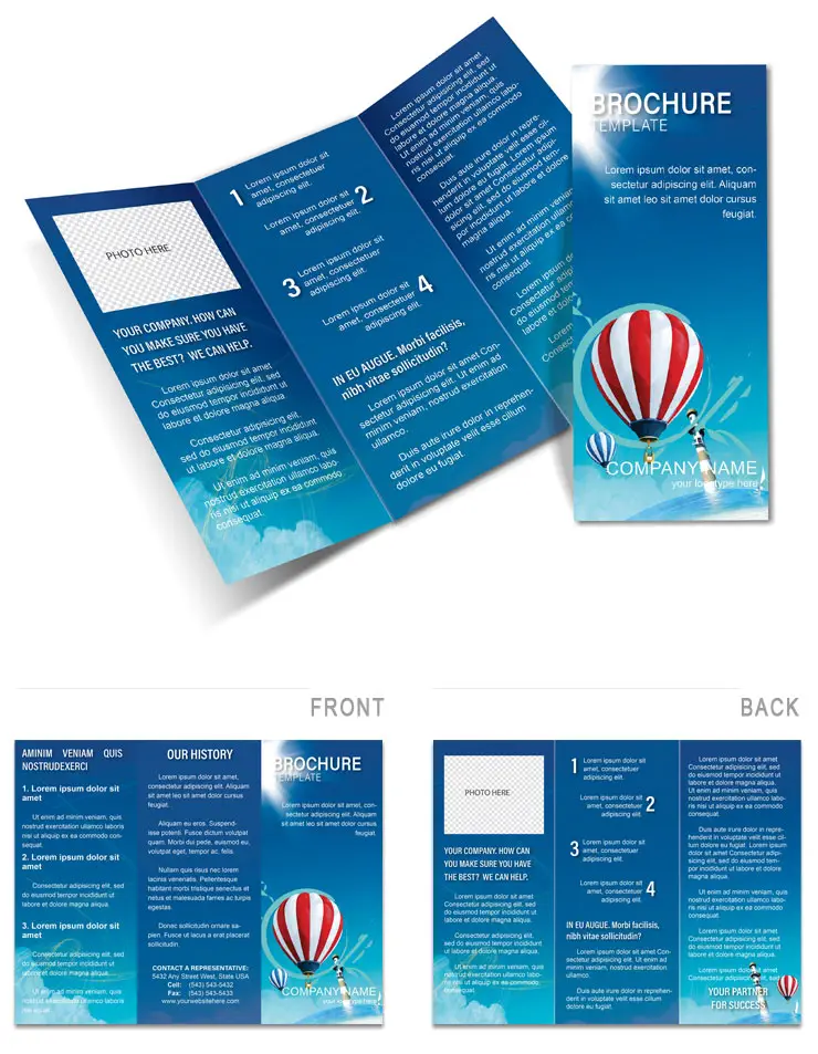 Aerostat Brochure Template | Professional Design