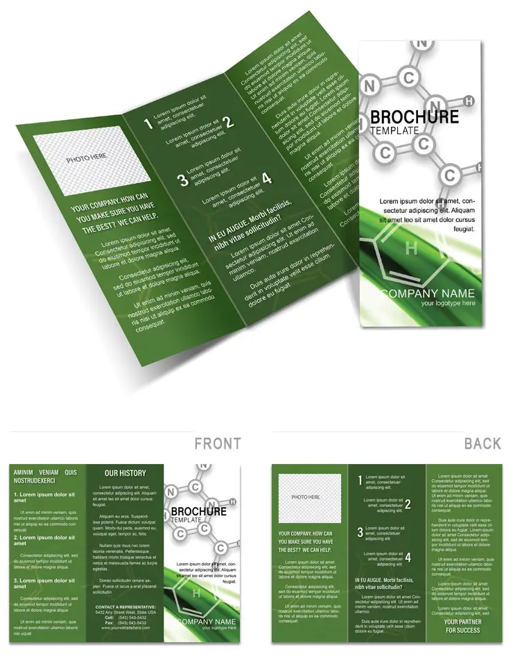 Molecular Structure Brochure Template