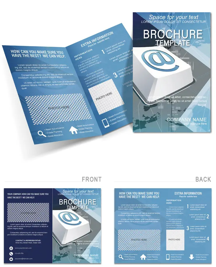 Access to Email Brochure template