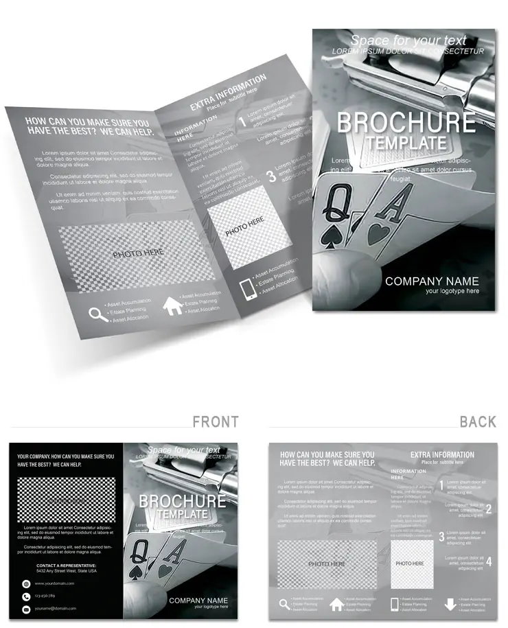 Excitement Blackjack Brochure template
