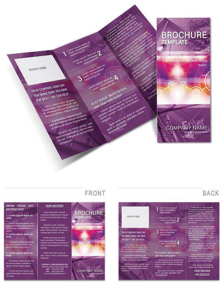 Communication System Brochure template