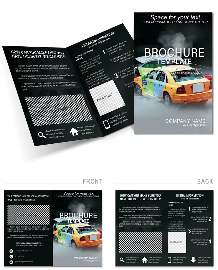 Test Safety Brochure template