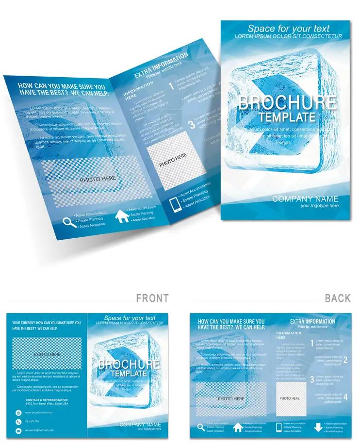 Customizable Direction of Movement on the Issue Brochure Template | Perfect for Marketing Efforts