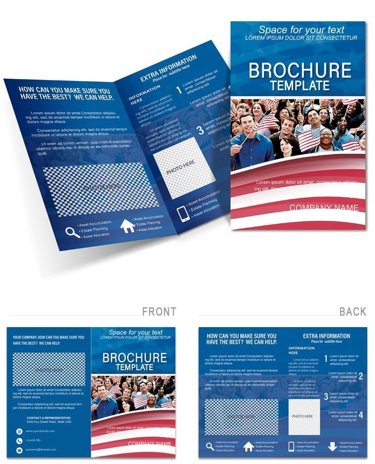 Citizens of the United States Brochure template