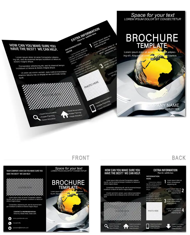 Global Repair Earth Brochure templates