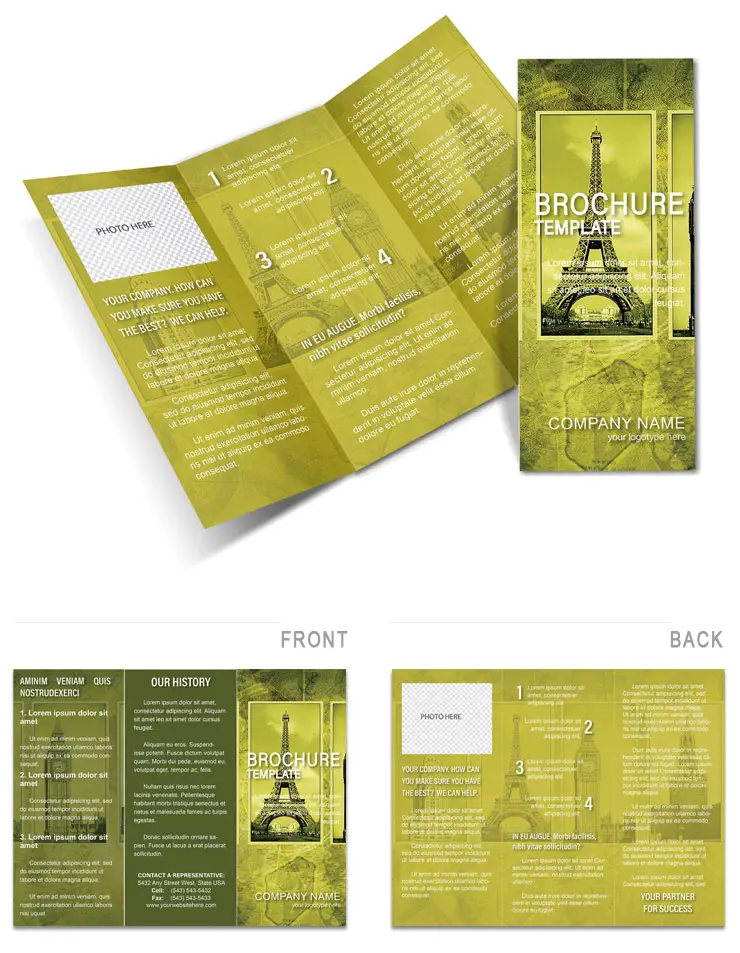 Main Sights Brochure templates