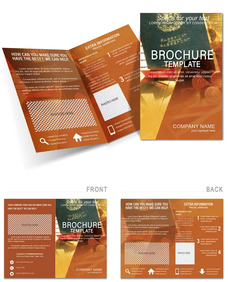 Professional Passport and British Embassy Brochure Templates - Download and Print