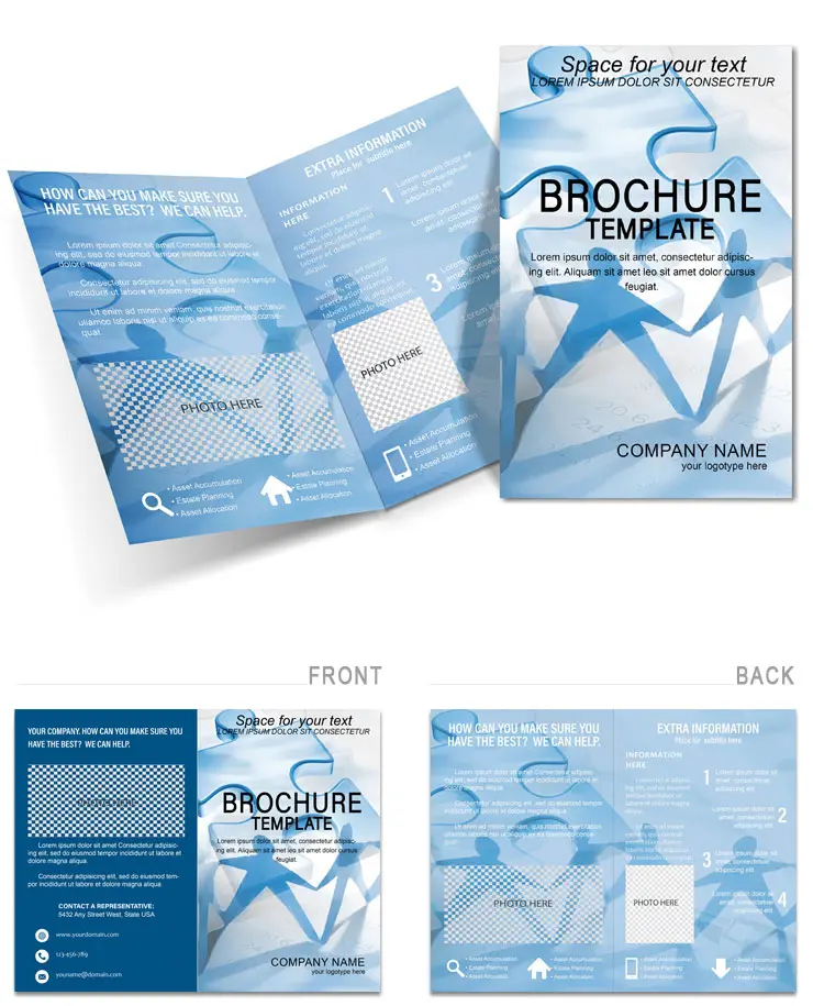 Puzzle and People Brochure templates
