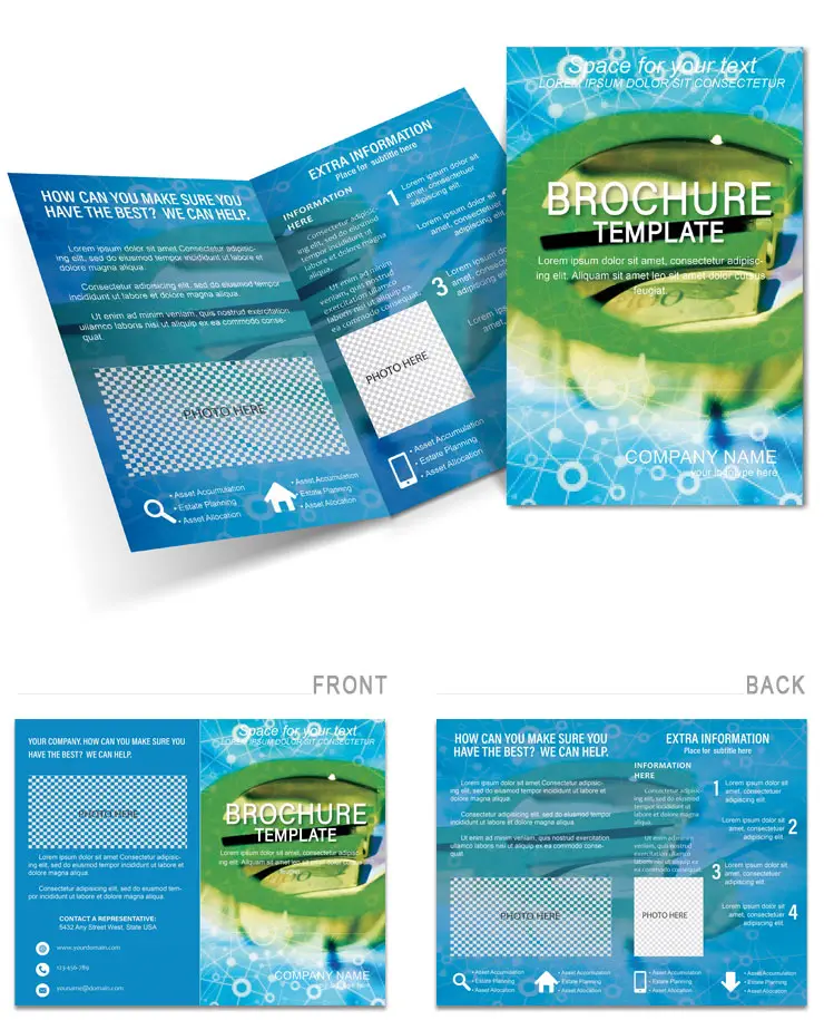 Euro Currency Brochure Template - Download, Design, Print