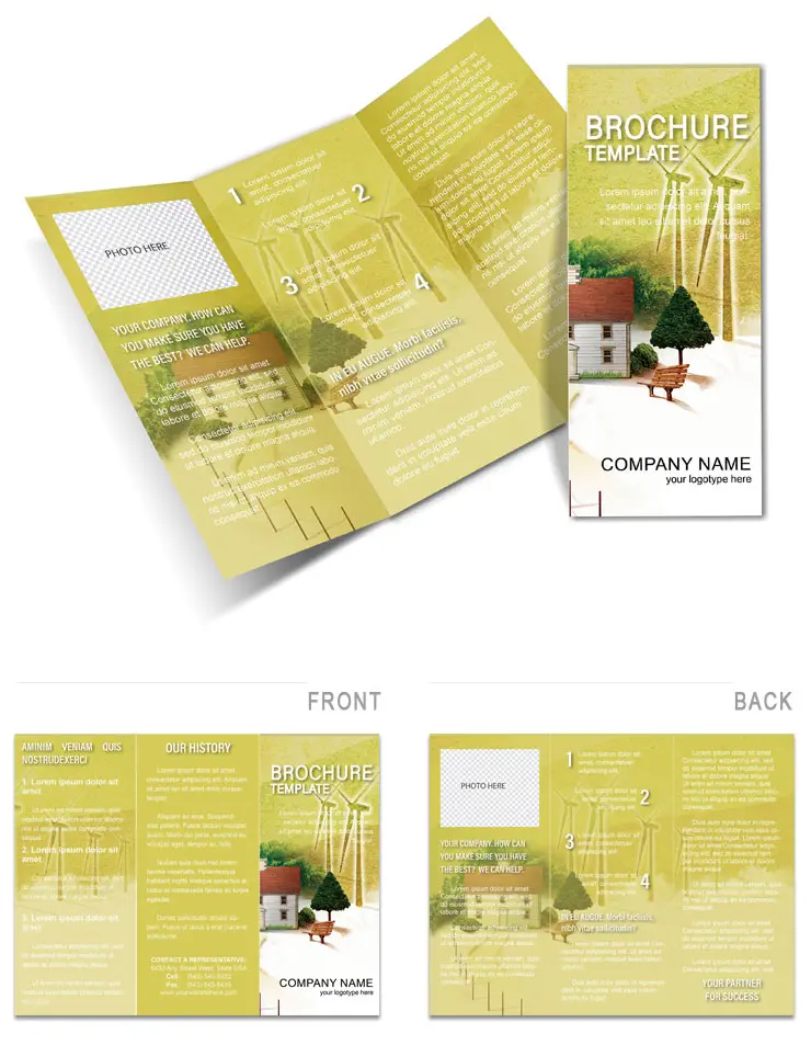 Alternative Electricity Brochure Template - Download, Design, and Print