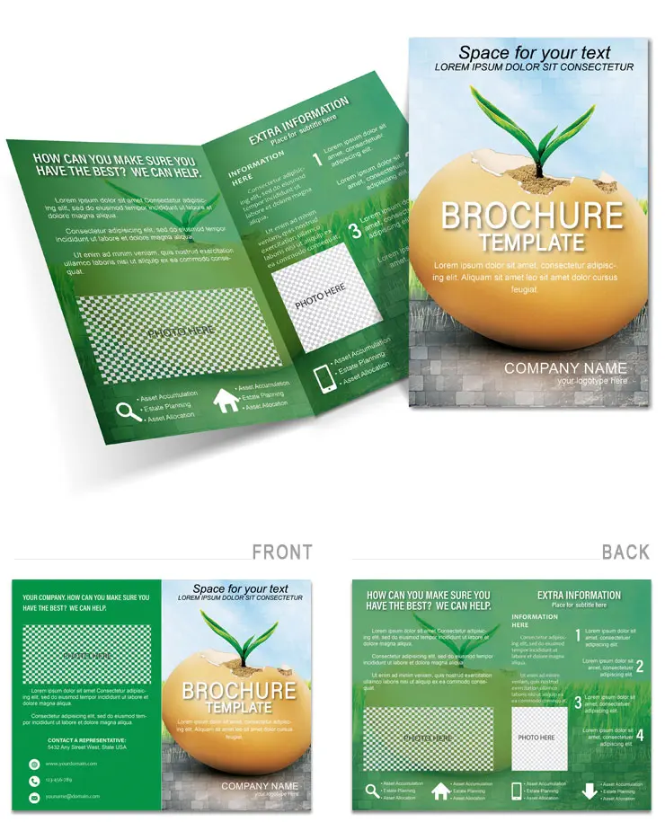 Birthday Brochure Templates - Download Design Backgrounds | Half Fold