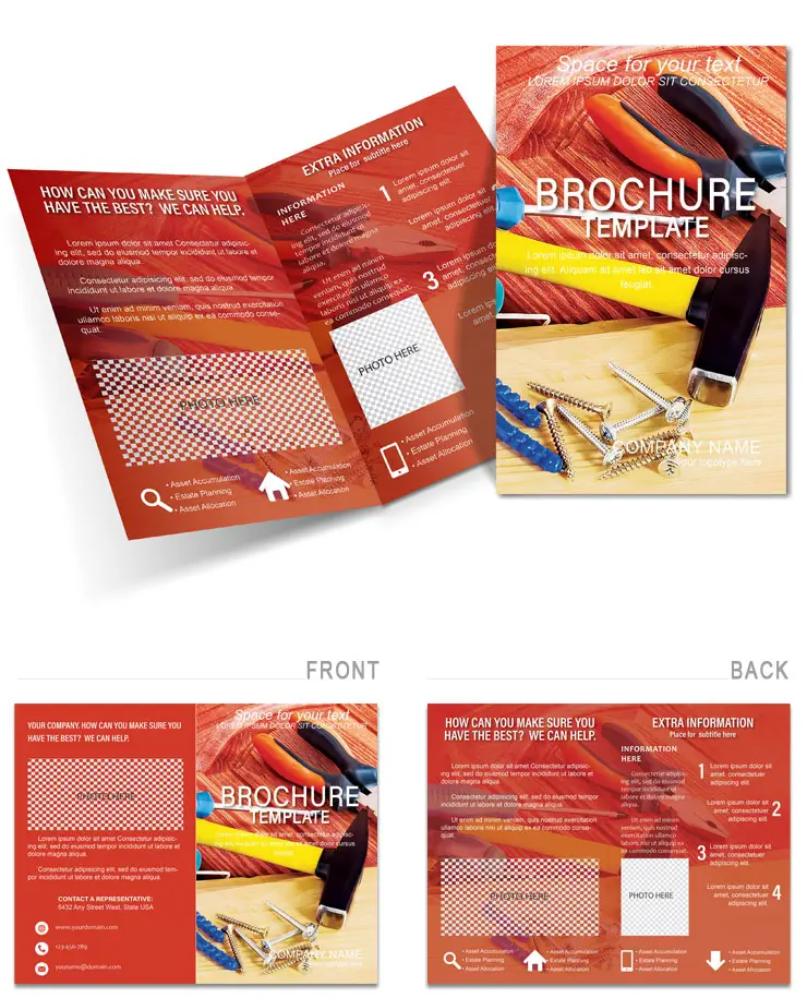Plumbing Tools Brochure Template - Download, Design, Print