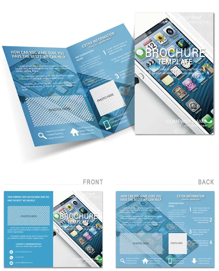 Apple iPhone Brochure templates
