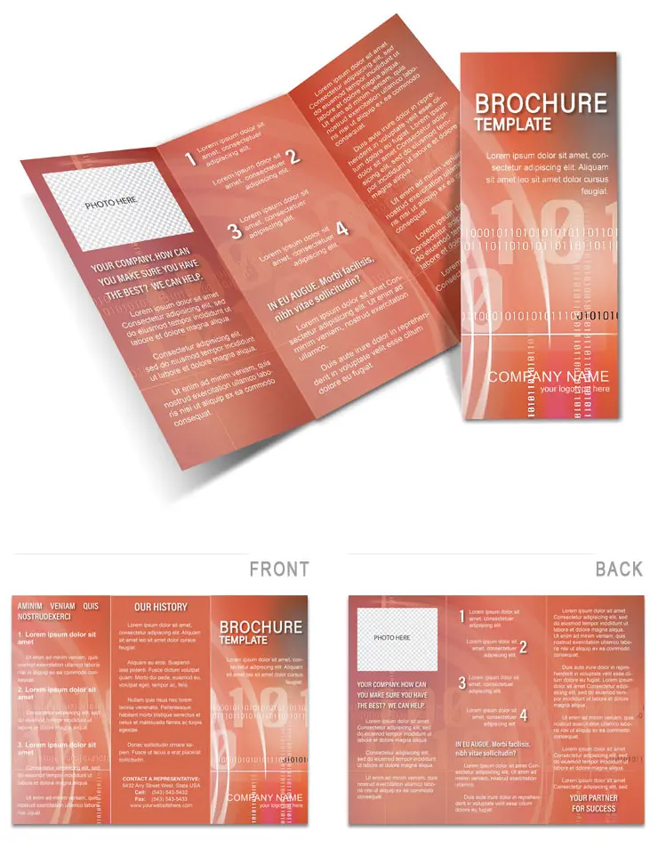 Numerical Code Brochure templates