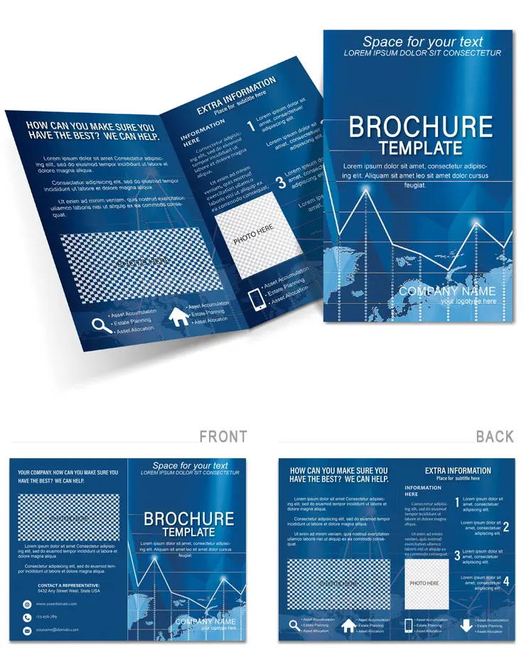 Fundamental and Market Analysis Brochure template