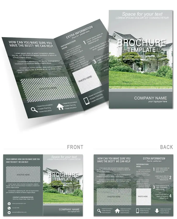 Rental House Brochure templates