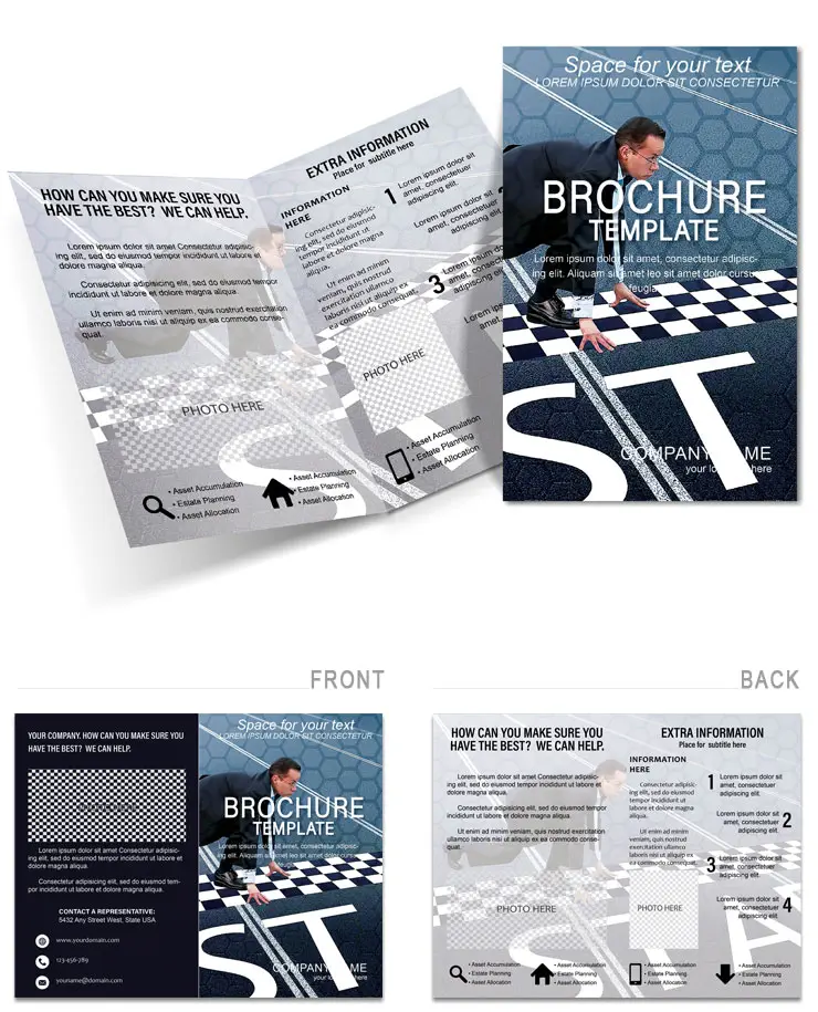 Starting a Business from Scratch with Half-Fold Brochure Template