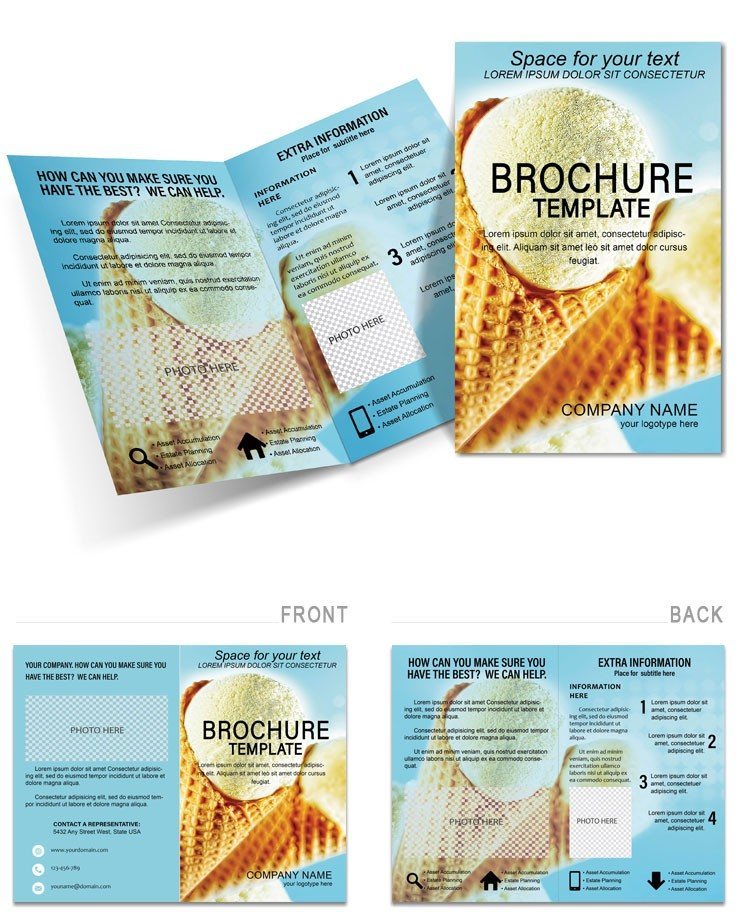 Ice Cream Brochure templates