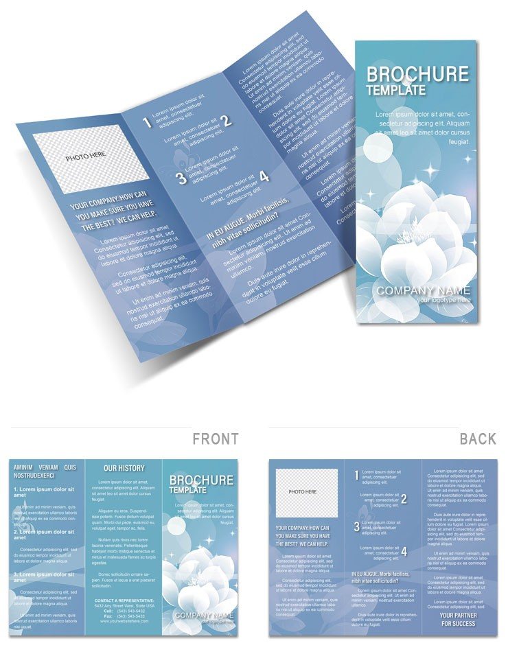 Secret Flower Brochure templates