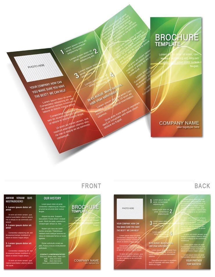 Spectacular Backdrop Brochure templates