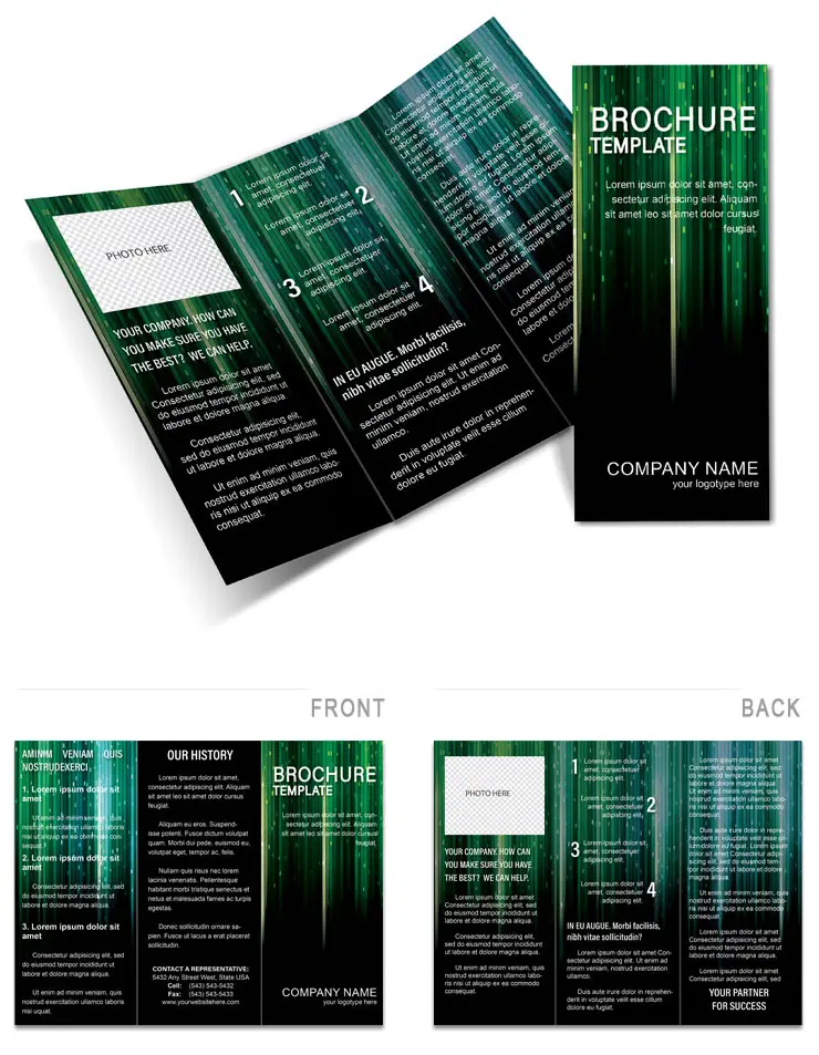Cosmic Glow Brochure templates