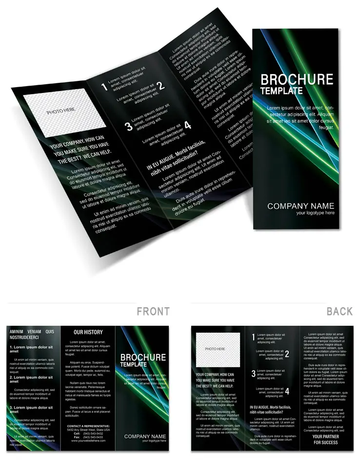 Dark Night Brochure templates