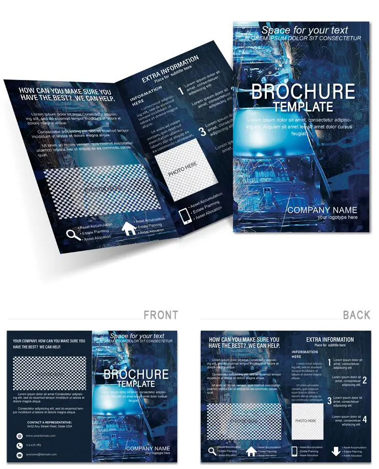 Automotive Industry Brochure templates