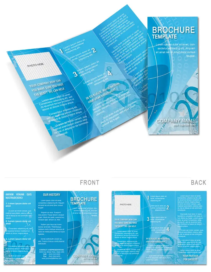 Monetary Reform Brochure Template - Download, Design, Print, Creative