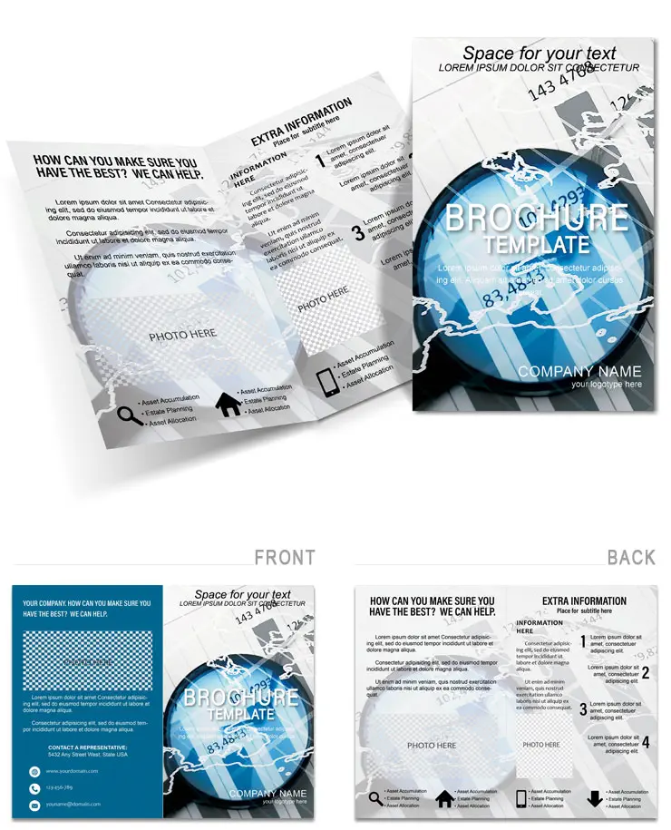 Search for Financial Solutions Brochure Template - Download, Design, and Print