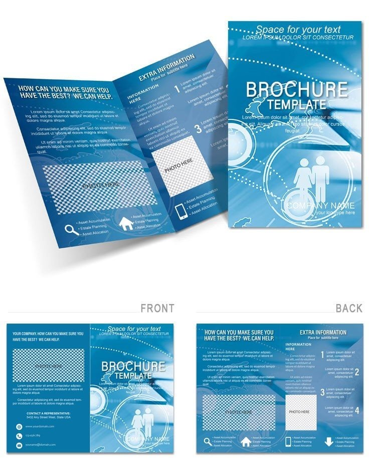 Internet communication Brochure templates