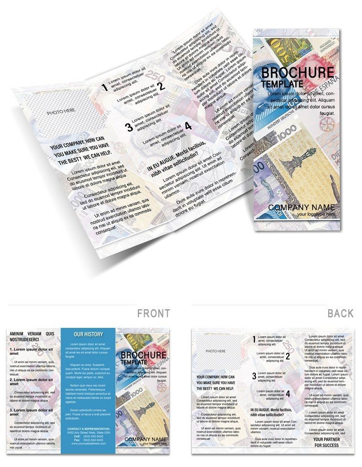 Money World Brochure templates